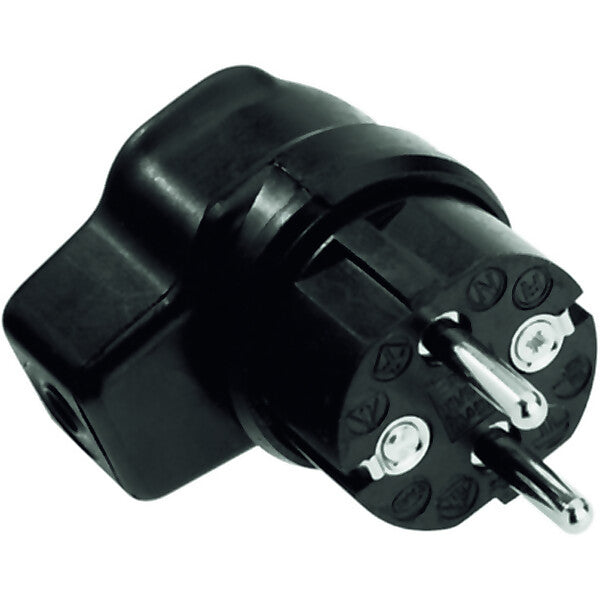 BACHMANN Vollgummi-Winkelstecker sw 919.171